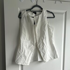 Pretty Little Thing Women's White Sleeveless Top